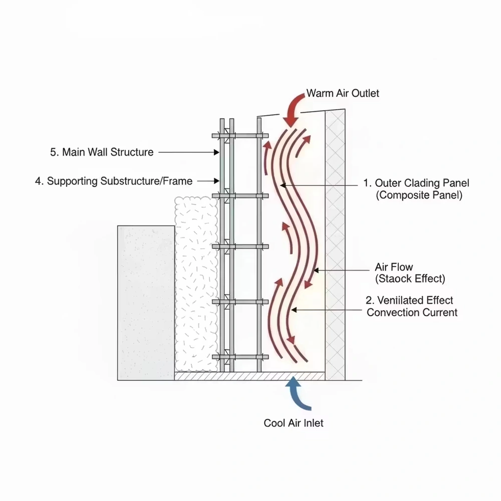 نمودار شماتیک اثر دودکشی