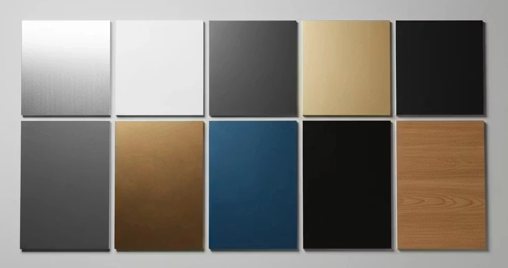 تنوع رنگ ورق کامپوزیت رنگی