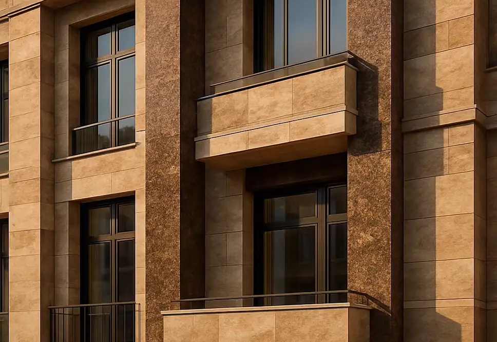 نمای سنگی ساختمان