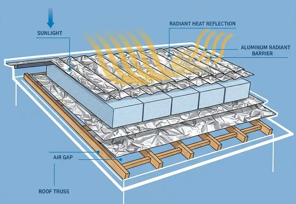 عایق بازتابی ساختمان