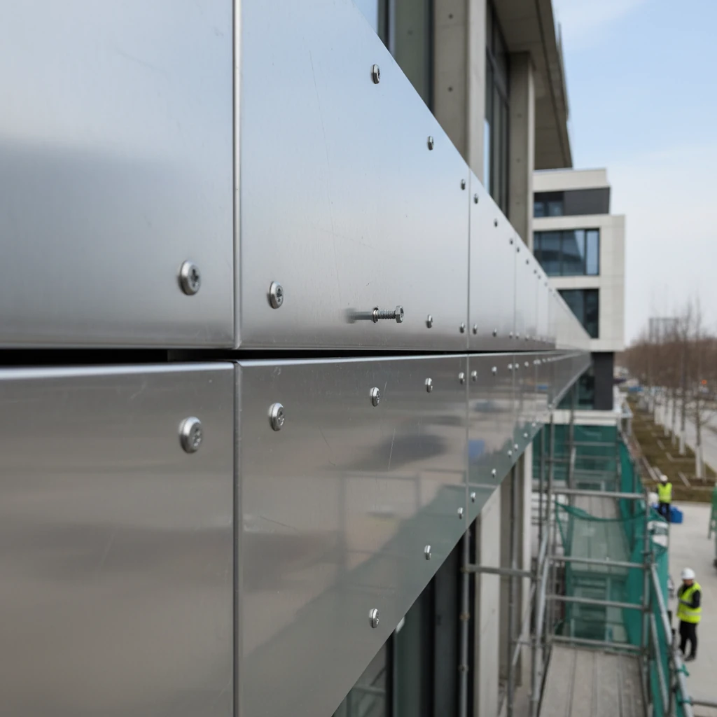 استفاده از پیچ و اتصالات نامناسب در نصب ورق کامپوزیت