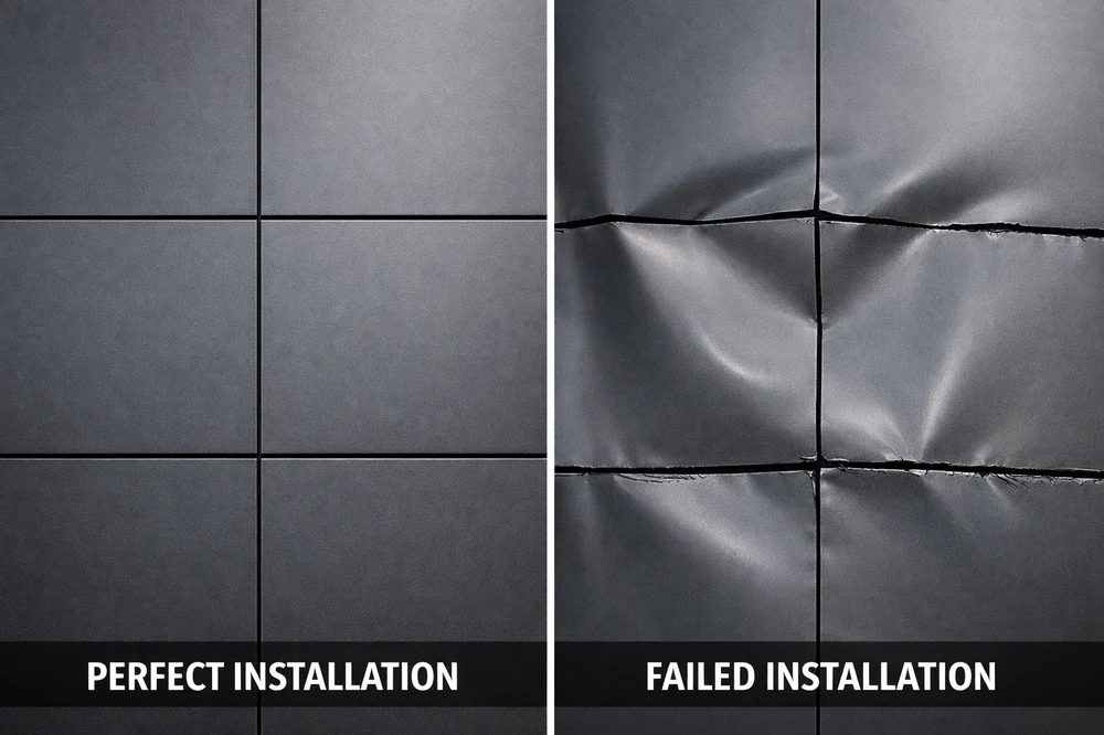 خطای نصب نمای کامپوزیت