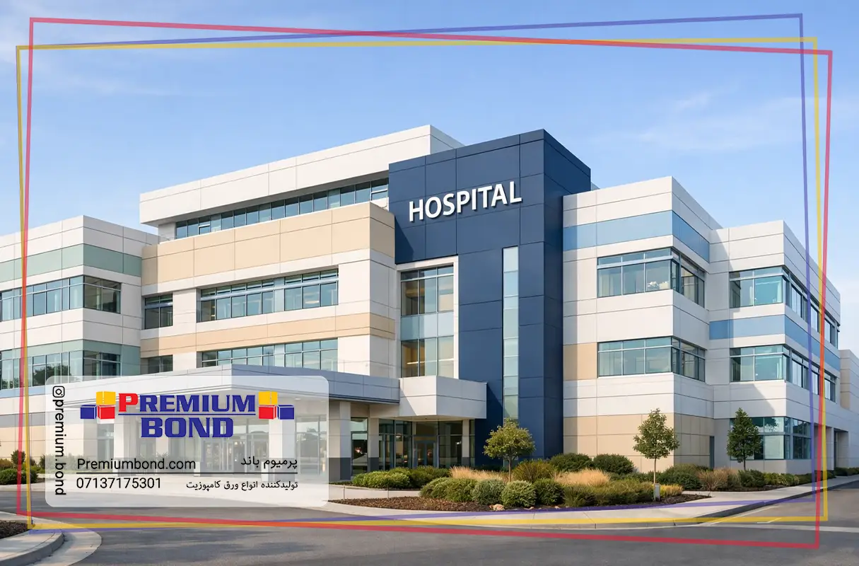 اجرای نمای کامپوزیت بیمارستان توسط پرمیوم باند